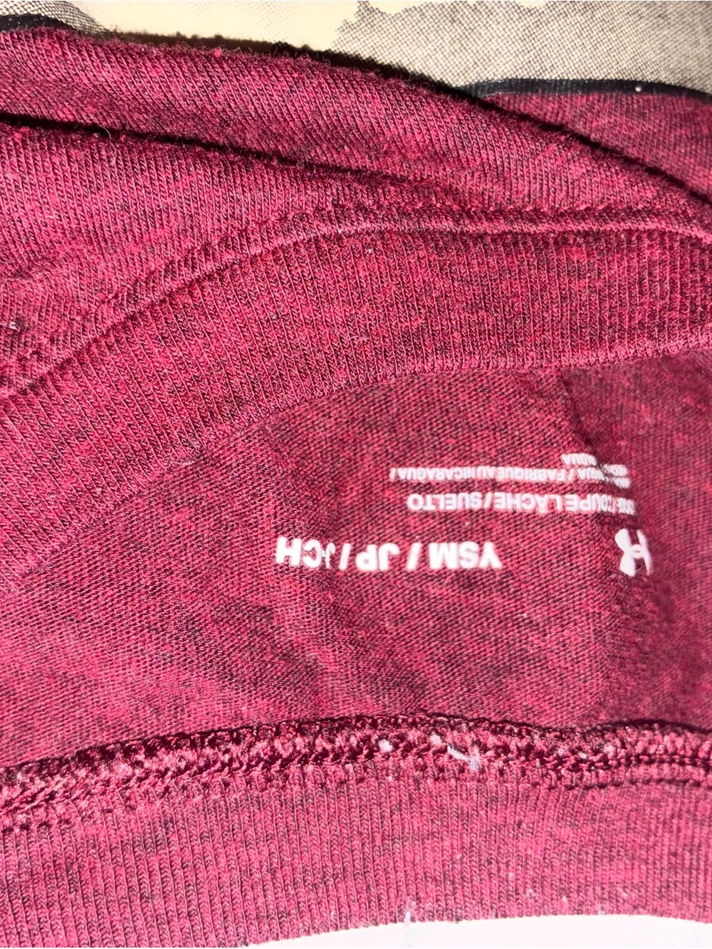 Under Armour Men's Burgundy Graphic Pullover Hoodie - Picture 2 of 3